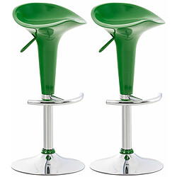 Non Lot de 2 tabourets de bar Saddle 