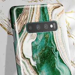 Acheter iDeal of Sweden Coque pour Samsung S10 Plus Marbré Luxe Ultra fine Golden Jade Marble Vert Foncé