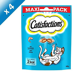 CATISFACTIONS Friandises au saumon - Pour chat - (x4)