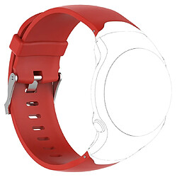 Wewoo Bracelet pour montre connectée en silicone Garmin Approach S3 rouge 