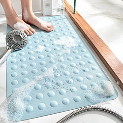 LUUCOZK Tapis de bain antidérapants absorbants à séchage rapide pour salle de bain - Bleu-40x70cm 