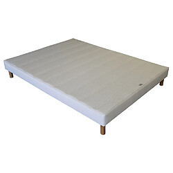 Promo Matelas Sommier tapissier à lattes recouvertes Tonic 13... Sommier tapissier à lattes recouvertes tonic 130x190