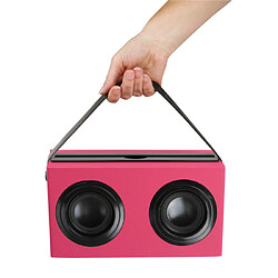 Inovalley Enceinte Bluetooth Nomade Rose pour tablettes tactiles