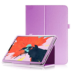 Wewoo Housse Étui Coque en cuir à rabat horizontal Texture Litchi pour iPad Pro 11 pouces 2018avec support et fonction Veille / Réveil Rose