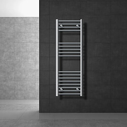 LuxeBath Radiateur de salle de bain Sahara Raccord latéral sèche-serviettes Chrome 40x120