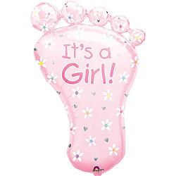 Anagram Amscan Bec It's a Girl ? Ballon Mylar Supershape