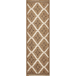 Acheter Jardindeco Tapis intérieur extérieur aspect jute marron Tijuana 9041 170 x 120 cm.