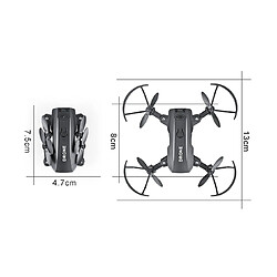 Avis YP Select Mini avion pliant uav quatre axes jouets télécommandés pour avions - Argenté 300000 pixels