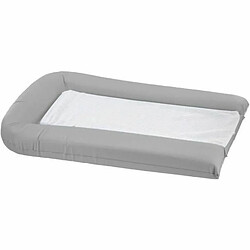 Domiva Matelas a  langer avec éponges amovibles - Gris Perle - 42 x 70 cm 