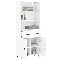 Avis Maison Chic Buffet,Meuble de Rangement,commode pour salon,Cuisine Blanc 69,5x34x180 cm Bois d'ingénierie -MN61142