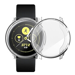 Wewoo Boîtier de montre Pour Samsung Active Watch - Housse de protection en TPU à couverture totale Transparent 