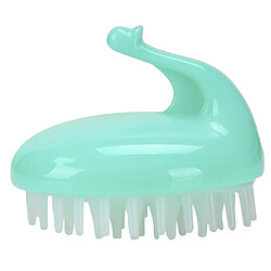 Avis Silicone Shampooing Cuir Chevelu Douche Brosse Corps Lavage Cheveux Massage Masseur Vert