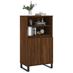 Avis Maison Chic Buffet,Meuble de Rangement,commode pour salon,Cuisine Chêne marron 60x36x110 cm Bois d'ingénierie -MN97389