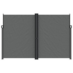 Avis Maison Chic Auvent latéral rétractable | Store latéral | Brise-vue latéral anthracite 220x600 cm -GKD97486