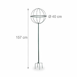 Helloshop26 Tuteur de jardin set de 2 157 cm 13_0002908