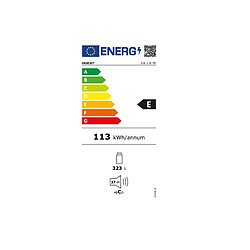 Réfrigérateur 1 porte 323l 60cm - SI62WFR - INDESIT