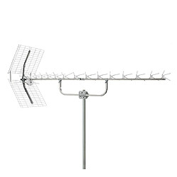 Antenne UHF FRACARRO LAMBDA14 LTE - Filtre LTE intégré, Gain élevé 16 dBi, 470-790 MHz 