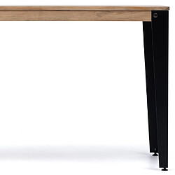 Avis Ds Meubles Console Lunds 39x70 Noir-Vieilli