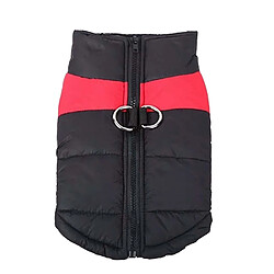 Wewoo Vêtements rouge pour chien, Taille: S, Poitrine: 38cm, Longueur du dos: 27cm Veste de ski en coton