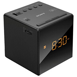 Totalcadeau Radio cube avec réveil - Radio FM AM sonnerie progressive et répétition de l’alarme pas cher