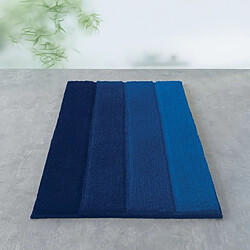 Spirella Tapis de bain Polyester FOUR 60x90cm Bleu 