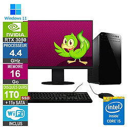 Dell PC Gamer LPG-8930 i5-9500 4.40GHz 16Go/1To SSD + 1To/RTX 3050/22" · Reconditionné 