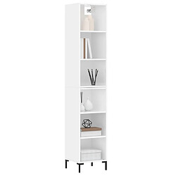 Avis Maison Chic Buffet,Meuble de Rangement,commode pour salon,Cuisine Blanc brillant 34,5x32,5x180 cm Bois d'ingénierie -MN65995