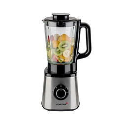 Korona 24040 Blender Electrique 600W 1.5L Fonction Pulse Verre Noir 