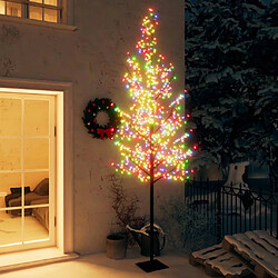 vidaXL Sapin de Noël 600 LED colorées Cerisier en fleurs 300 cm 