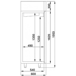 Armoire réfrigérée inox 400 L - Positive - Combisteel