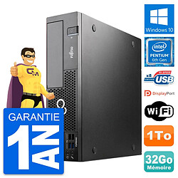 PC Fujitsu Esprimo D556 DT Intel G4400 RAM 32Go Disque Dur 1To Windows 10 Wifi · Occasion 