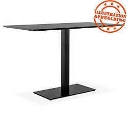 Alterego Pied de table 'NERO XL' 90 noir en métal