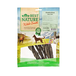 Dehner Best Nature Chien Snack, Haut röllchen du cerf, 100 g