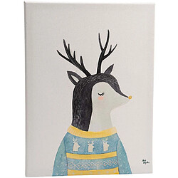 Amadeus Toile cerf du nord 30 x 40 cm.