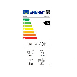 Lave-vaisselle 60cm 14 couverts 42db intégrable avec bandeau inox - SN55ES11CE - SIEMENS