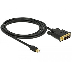 Avis DELOCK 83989 2M MINI DISPLAYPORT DVI-D NOIR CÂBLE VIDÉO ET ADAPTATEUR