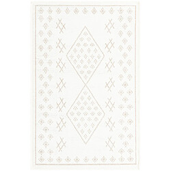 Hadorn Tapis 185x125 Blanc St. Gallen Folklore