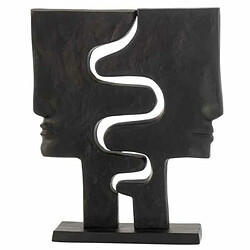 Paris Prix Statuette Déco Visages Imbriqués 38cm Noir 