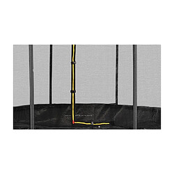 Jump4Fun Filet intérieur de sécurité pour trampoline avec bouchons hauts de perches et ficelle : ø 6Ft/ 185 cm, 6 Perches