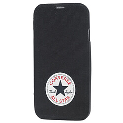 Converse Housse Folio Tissu Uni Noir Pour Samsung Galaxy S5