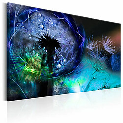 Paris Prix Tableau Imprimé Dandelions : Blue Glow 60 x 90 cm