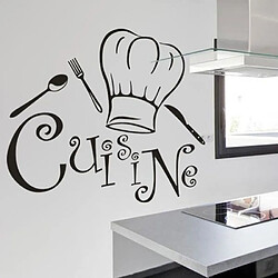 Sticker Cuisine - NOIR - 70x80 cm 