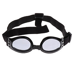 chien vent lunettes de soleil protection des yeux lunettes pour animaux de compagnie sangle réglable noir