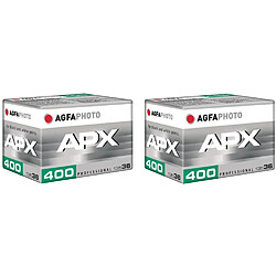 Agfa Photo Pack 2 x AGFAPHOTO APX 400 PROF 135-36 - Negro 