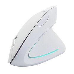 Wewoo Souris sans fil Version de batterie optique verticale 2,4 GHz (blanche)