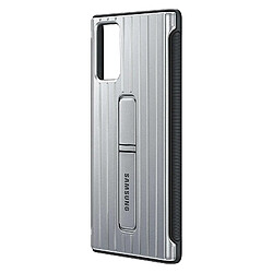 Coque Original pour Samsung Galaxy Note 20 Protective Standing Cover Argent