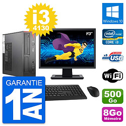 PC Fujitsu E520 DT Ecran 19" Intel i3-4130 RAM 8Go Disque 500Go Windows 10 Wifi · Occasion 