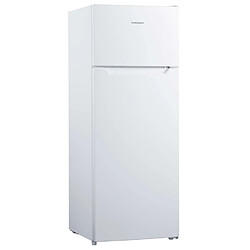 Réfrigérateur combiné 55cm 206l statique blanc - SCDD205W - SCHNEIDER