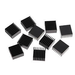 10Pieces Aluminium Radiateur Refroidisseur Refroidisseur Radiateur, 20x20x10mm, Aluminium