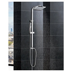 Karag Set de douche murale VASILEIA avec douchette en chrome 101,5cm